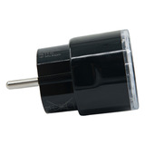 Shelly Plug PM Gen3, Multiprise Noir, Wi-Fi, Bluetooth, mesure d'énergie
