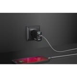 Sitecom 30W GaN Power Delivery chargeur mural avec affichage LED Noir