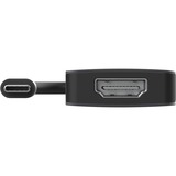 Sitecom 7 en 1 USB-C Power Delivery Multiport Adapter, Station d'accueil Gris