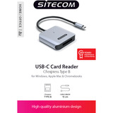 Sitecom Lecteur de carte USB-C Compact Flash Express type B Gris/Noir