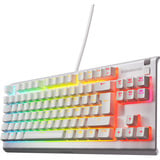 SteelSeries Apex 3 TKL RGB clavier gaming mécanique Blanc, Layout FR (AZERTY), SteelSeries Whisper-Quiet, 80% (TKL), LED RGB, TKL