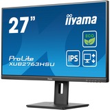 iiyama ProLite XUB2763HSU-B1 27" Moniteur  Noir, 100Hz, HDMI, DisplayPort, USB, Audio, AMD FreeSync