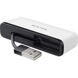 Belkin Hub de voyage à 4 ports, Hub USB Blanc/Noir