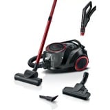 Bosch Bosch Stofzuiger, BGS41POW1, Zwart, Aspirateur Noir/Rouge