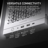 Corsair FRAME 4000D RS boîtier midi tower Blanc | 2x USB-A | 1x USB-C | Verre Trempé