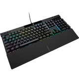 Corsair K70 RGB PRO, clavier gaming Noir, Layout États-Unis, Cherry MX RGB Brown, LED RGB, PBT double-shot