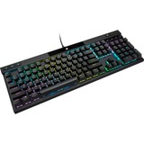 Corsair K70 RGB PRO, clavier gaming Noir, Layout États-Unis, Cherry MX RGB Brown, LED RGB, PBT double-shot