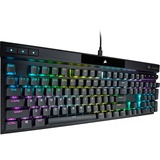Corsair K70 RGB PRO, clavier gaming Noir, Layout États-Unis, Cherry MX RGB Brown, LED RGB, PBT double-shot