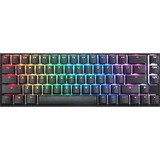 Ducky Mecha Pro SF, clavier Noir, Layout BE, Cherry MX Red, RGB LED, 65%, ABS