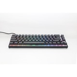 Ducky Mecha Pro SF, clavier Noir, Layout BE, Cherry MX Red, RGB LED, 65%, ABS