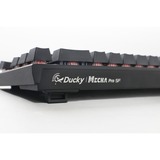 Ducky Mecha Pro SF, clavier Noir, Layout BE, Cherry MX Red, RGB LED, 65%, ABS