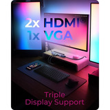 ICY BOX IB-DK4062-CPD 12-en-1, Station d'accueil Aluminium