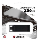 Kingston DataTraveler 70 256 Go, Clé USB Noir, DT70/256GB, USB-C 3.2 Gen 1