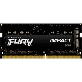 Kingston FURY 32 GO DDR4-3200, Mémoire vive Noir, KF432S20IB/32, Impact, XMP