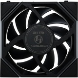 Lian Li UNI FAN TL 120 LCD Wireless Reverse Blade ventilateurs de boîtier RGB  Noir, 3 pièces, 120 x 124 x 28 mm, PWM, 1x 9 broches USB, contrôleur inclus