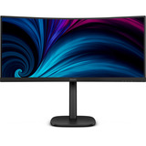 Philips 34B2U3600C  34" Moniteur UltraWide incurvé Noir, 1x DisplayPort, 1x HDMI, 1x USB-C, 4x USB-A, 1x RJ-45, 120 Hz