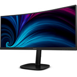 Philips 34B2U3600C  34" Moniteur UltraWide incurvé Noir, 1x DisplayPort, 1x HDMI, 1x USB-C, 4x USB-A, 1x RJ-45, 120 Hz