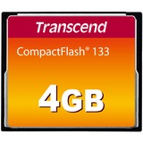 Transcend Carte CompactFlash 4 Go, Carte mémoire Noir