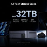 UGREEN NASync DXP480T Plus Gris, Wi-Fi, 1x 10GbE, HDMI, Thunderbolt 4