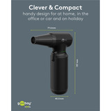 goobay Air Duster Advanced, Souffleur Noir
