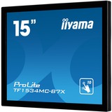iiyama ProLite TF1534MC-B7X 15" Moniteur tactile Noir, 1x DisplayPort, 1x HDMI, 1x VGA