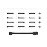 Alphacool Apex Stealth Metal Power ventilateur de boîtier Blanc, 120 x 120 x 25 mm, PWM