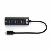 Club 3D USB-C 5 Gbps vers 3 ports USB Type-A + Gigabit Ethernet, Station d'accueil Noir