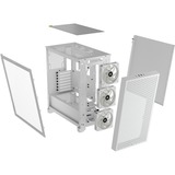 Corsair 3000D RGB AIRFLOW boîtier midi tower Blanc | 2x USB-A | RGB | Verre Trempé