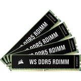 Corsair 64 Go DDR5-6000 ECC (4x 16 Go) Quad-Kit, Mémoire vive Noir, CMA64GX5M4B6000C40, WS, XMP 3.0