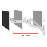 Ergotron Ergotron LX Pro - Mounting kit wh, Support de moniteur Blanc