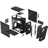 Fractal Design Torrent Compact boîtier midi tower Noir | 2x USB-A | 1x USB-C | Verre Trempé