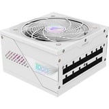 GIGABYTE GP-AE1000PM PG5 ICE, 1000 Watt alimentation  Blanc, 6x PCIe, 1x 12VHPWR, Gestion des câbles