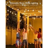 Govee RGBIC Smart Outdoor String Lights, Lampe 