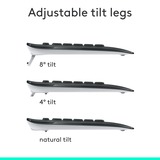 Logitech MK540 Advanced set de bureau sans fil Gris foncé, Layout EU (QWERTY), 1000 dpi