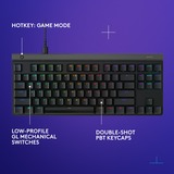 Logitech clavier gaming Noir, Layout États-Unis, GL Tactile