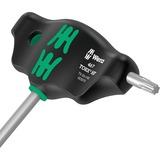 Wera 454/10 HF Set Imperial 1 Jeu de clés à goujons Poignée en T Hex-Plus, Tournevis Noir/Vert, avec fonction de préhension, pouce, 10 pièces