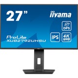 iiyama ProLite XUB2792UHSU-B6 27" 4K Ultra HD Moniteur Noir (Mat), 1x DisplayPort, 1x HDMI, 1x USB-C, 3x USB-A