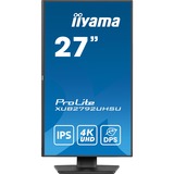 iiyama ProLite XUB2792UHSU-B6 27" 4K Ultra HD Moniteur Noir (Mat), 1x DisplayPort, 1x HDMI, 1x USB-C, 3x USB-A