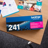 Brother TN241M, Toner 1400 pages, Magenta, 1 pièce(s)