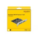 DeLOCK PCIe x1 > 4x USB-A 3.2 Gen 1 externe, Contrôleur USB 