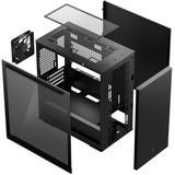 DeepCool MACUBE 110 boîtier midi tower Noir | 2x USB-A | Verre Trempé