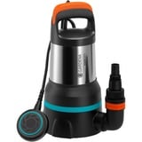 GARDENA Pompe submersible/eau sale 15000, Pompe submersible et pression Noir/en acier inoxydable, 9048-20