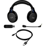 HyperX Cloud Flight casque gaming over-ear Noir/Bleu, PlayStation 4, PlayStation 5