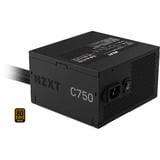 NZXT C750 Bronze alimentation  modulaire 750 watt Noir, 1x 12V-2x6, 4x PCIe