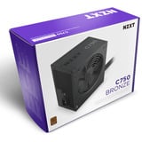 NZXT C750 Bronze alimentation  modulaire 750 watt Noir, 1x 12V-2x6, 4x PCIe
