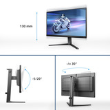 Philips Evnia 25M2N5200U 24.5" Moniteur gaming  Noir, 240 Hz, 390 Hz (overclocked), HDMI, DisplayPort