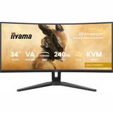 iiyama G-Master Gold Phoenix GCB3486WQSCP-B1 34" Moniteur UltraWide gaming incurvé Noir, 1x DisplayPort, 2x HDMI, 2x USB-C, 2x USB-A, 1x RJ-45, 240 Hz