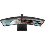 AOC CU34E4CV 34" Moniteur UltraWide incurvé Noir, 1x DisplayPort, 2x HDMI, 1x USB-C, 4x USB-A, 1x RJ-45, 120 Hz, 86,4 cm (34"), 3440 x 1440 pixels, 4 ms, Noir