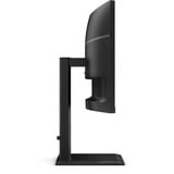 AOC CU34E4CV 34" Moniteur UltraWide incurvé Noir, 1x DisplayPort, 2x HDMI, 1x USB-C, 4x USB-A, 1x RJ-45, 120 Hz, 86,4 cm (34"), 3440 x 1440 pixels, 4 ms, Noir
