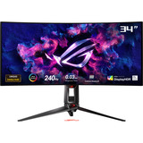 ASUS ROG Swift OLED PG34WCDM 33.9" Moniteur UltraWide gaming incurvé  Noir, 240Hz, DisplayPort, HDMI, USB-C